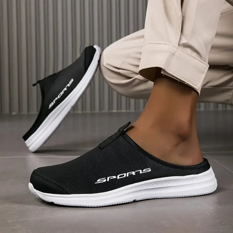 Men’s Breathable Sport Slip-On Slippers