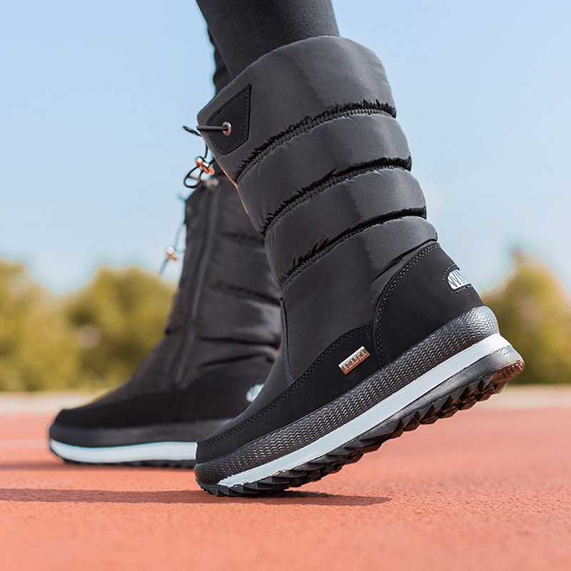 Women's Waterproof Mid-Calf Plush Boots