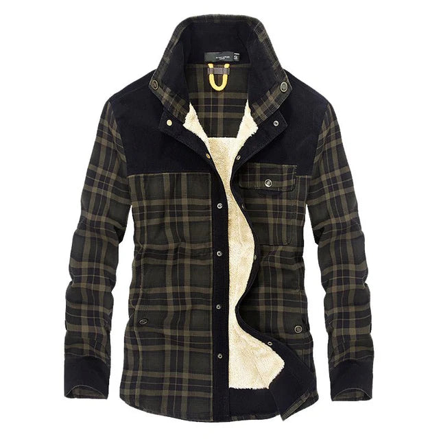 Hampshire Plaid Fleece-Lined Jacket