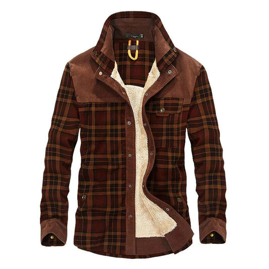 Hampshire Plaid Fleece-Lined Jacket