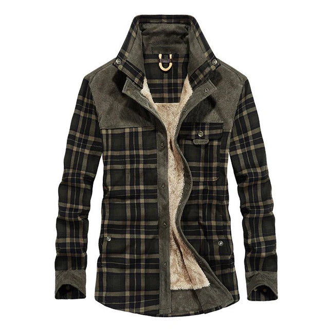 Hampshire Plaid Fleece-Lined Jacket