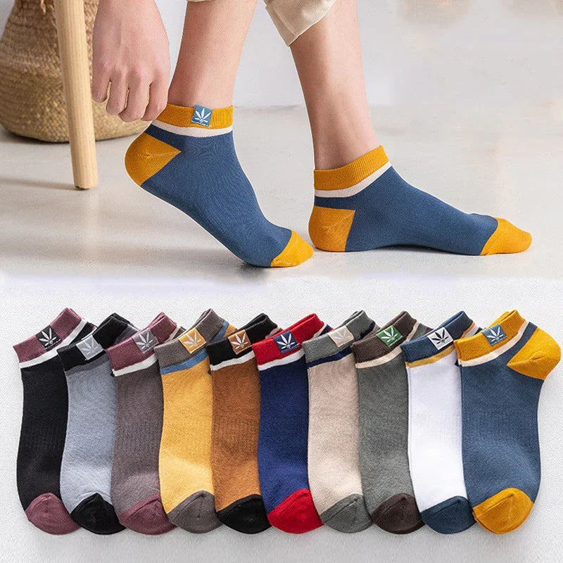 Men's spring summer sports thin socks