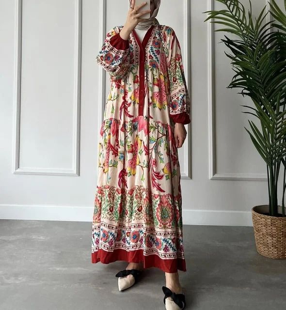 printed shirt dress Fashionable and elegant !!