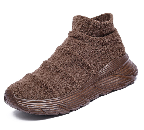 Cozy Fleece-Lined Men's Running Shoes – Lightweight & Comfortable for Fall/Winter