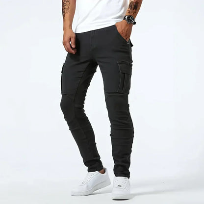 Men's Cargo Style Denim Jeans