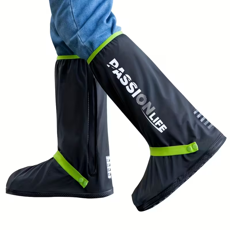 Unisex Waterproof & Snowproof High-Top Shoe Covers
