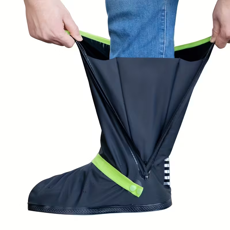 Unisex Waterproof & Snowproof High-Top Shoe Covers
