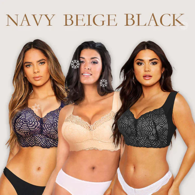 Ultimate Lift Seamless Lace Support Bra Set (3 Pieces)