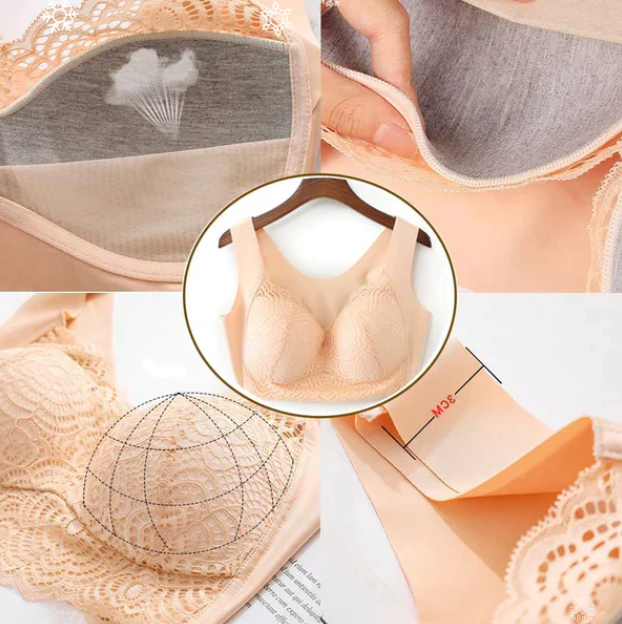 Ultimate Lift Seamless Lace Support Bra Set (3 Pieces)