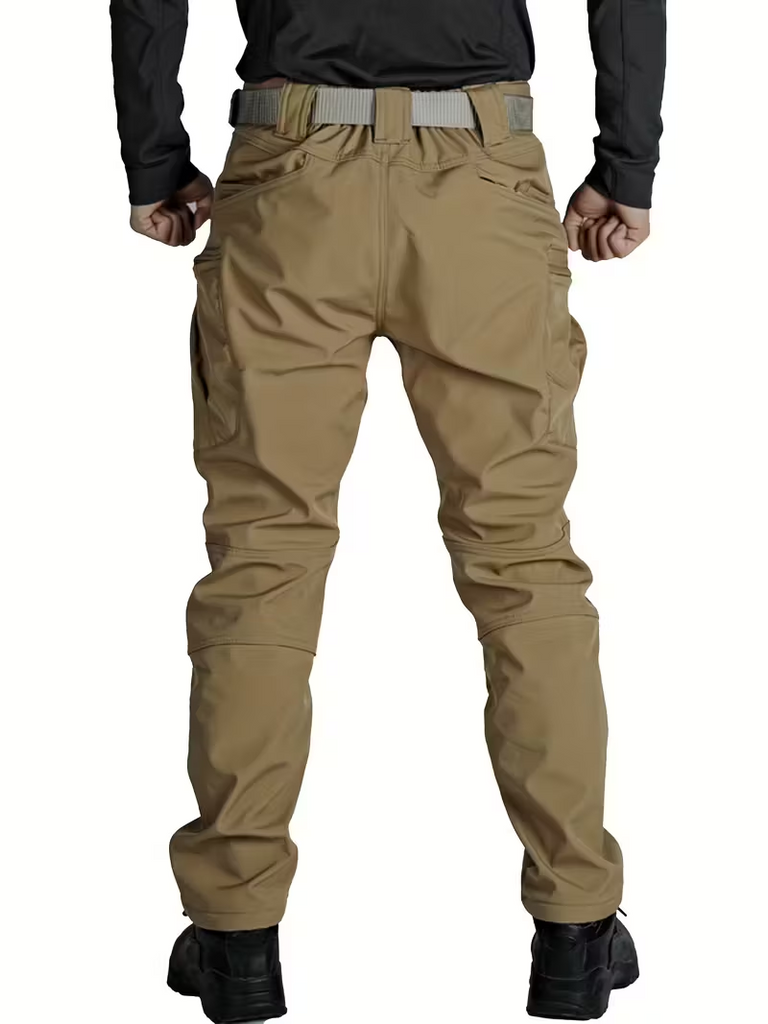Men’s Winter Tactical Fleece-Lined Cargo Pants