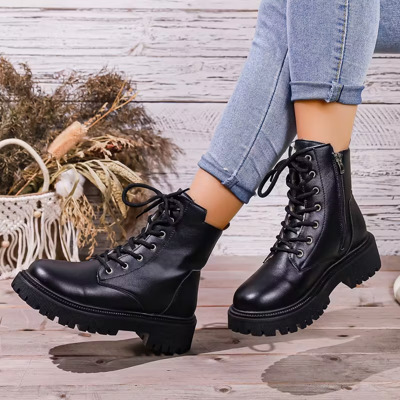 Women’s Chunky Orthopaedic Platform Ankle Boots