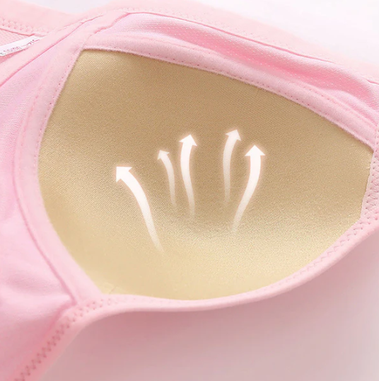 Women’s Front-Fastening Breathable Cotton Comfort Bra