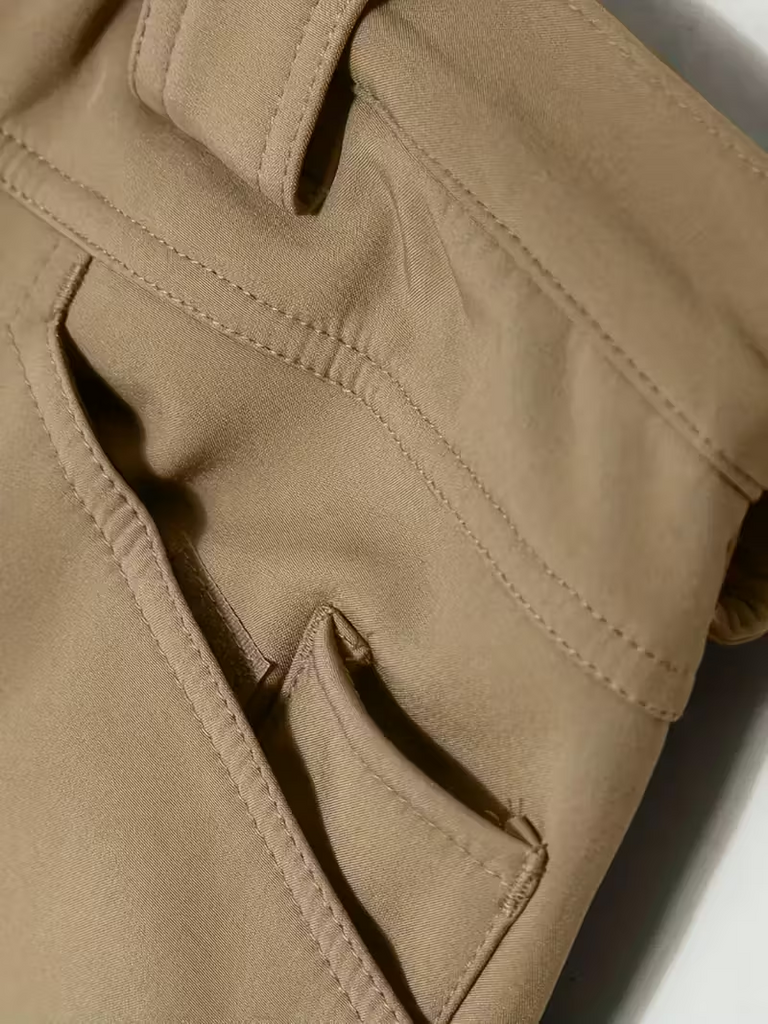Men’s Winter Tactical Fleece-Lined Cargo Pants