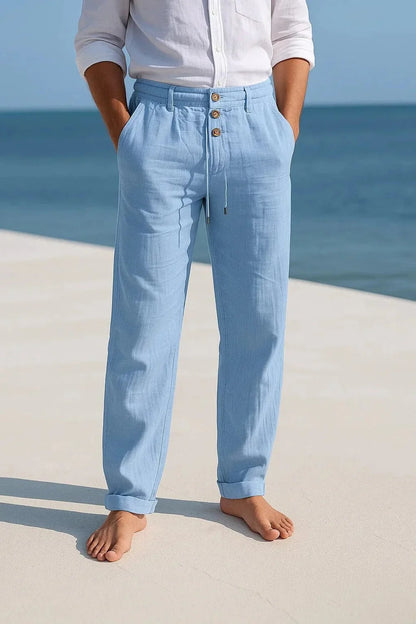 Men's Lightweight Linen Trousers