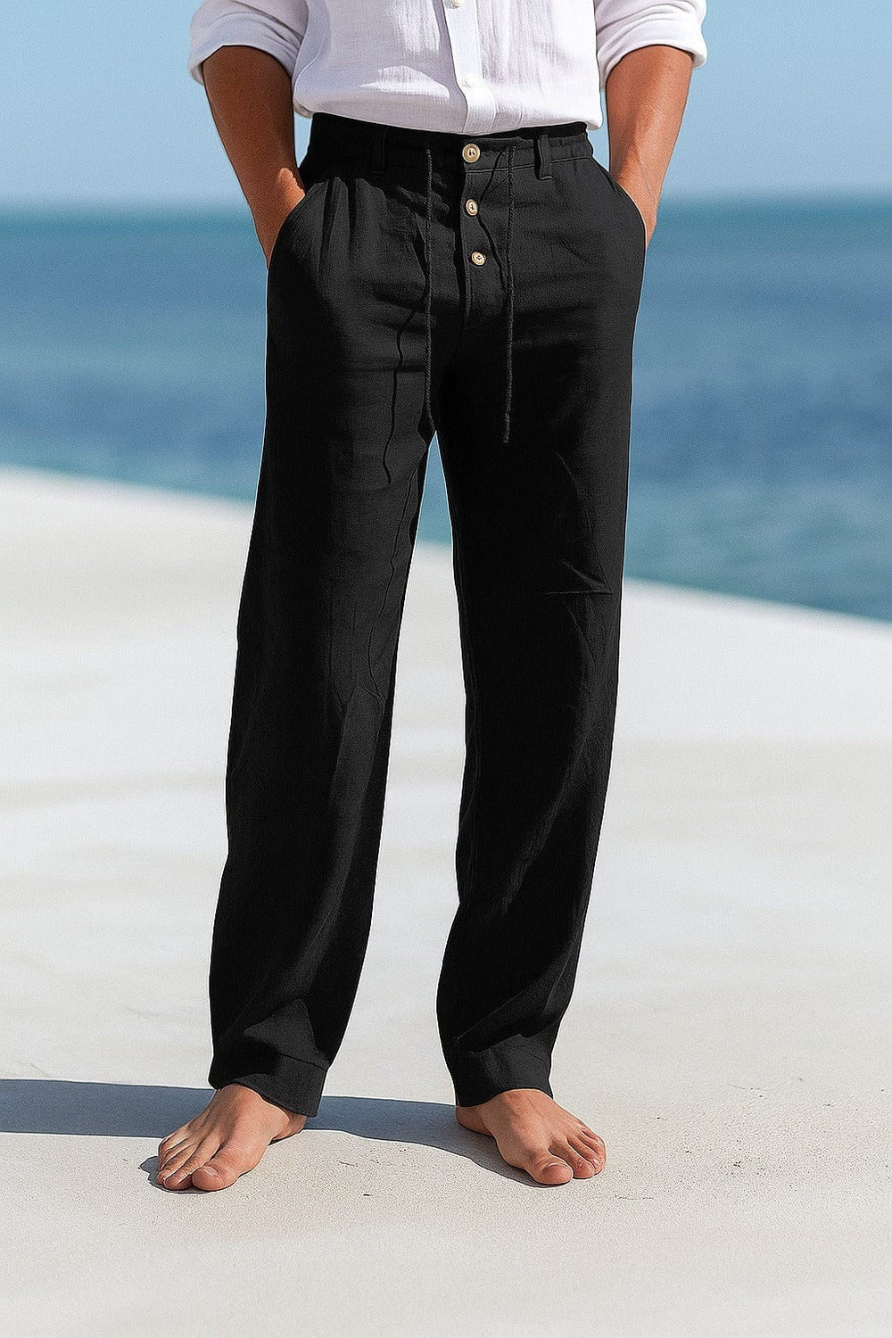 Men's Lightweight Linen Trousers