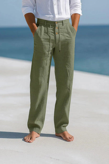 Men's Lightweight Linen Trousers