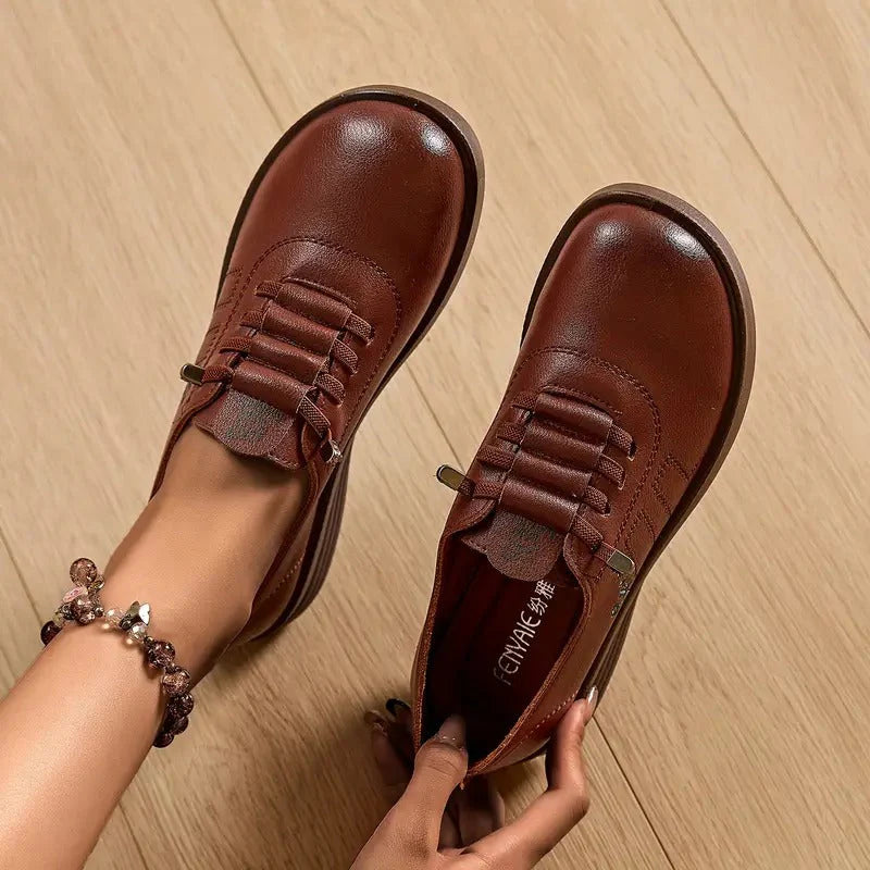 Women’s Orthopaedic Leather Support Walking Shoes