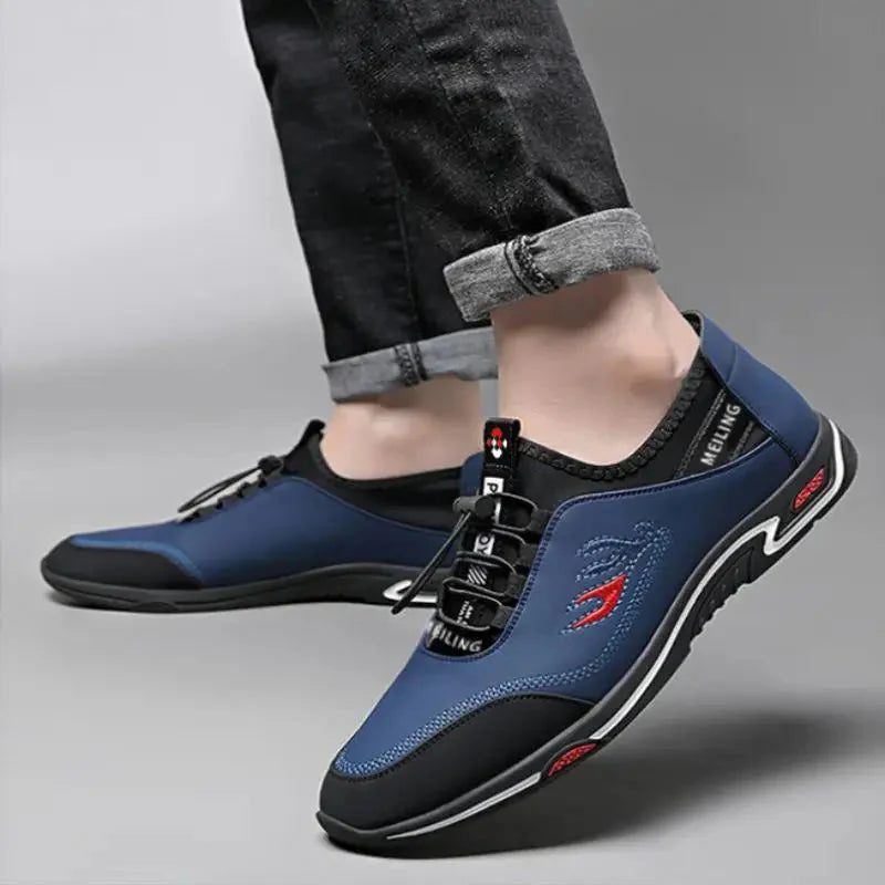 Men’s Lightweight Breathable Lace-Up Trainers