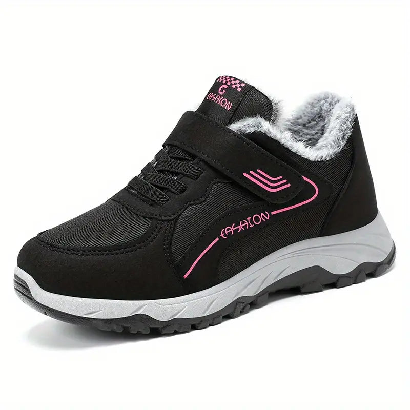 Orthopedic women's shoes with plush lining