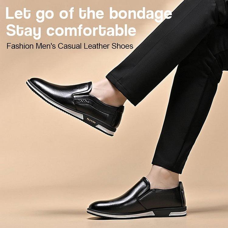 New Fashion Men's Mesh Leather Loafers