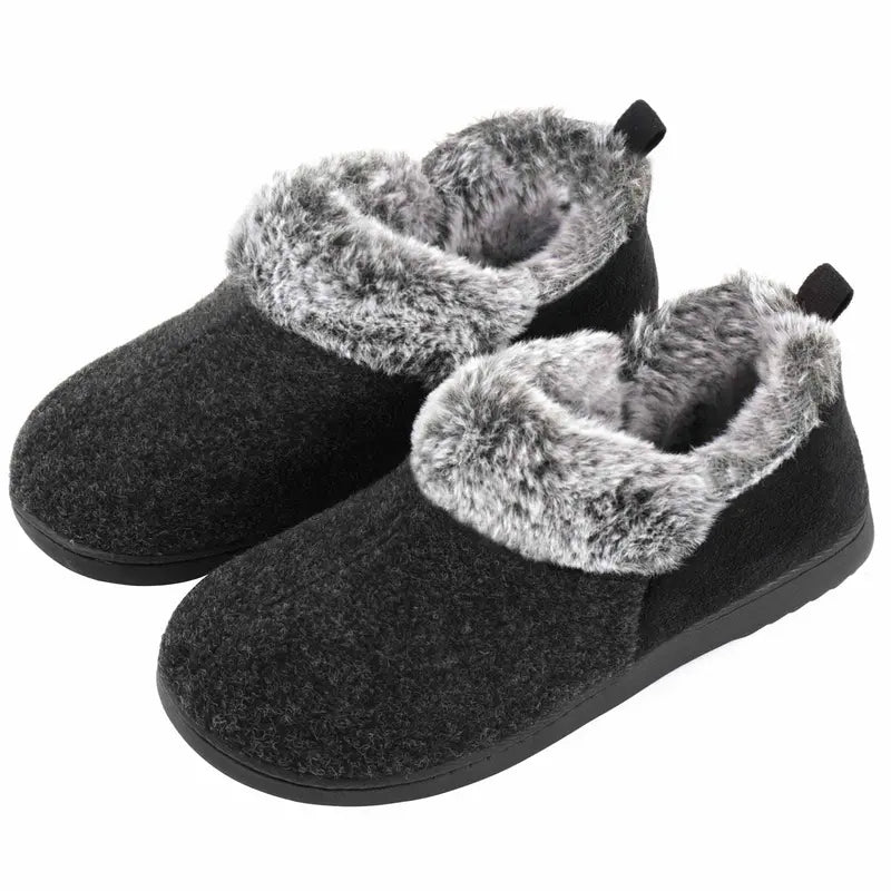 Women's Plush Fleece Slip-On Shoes