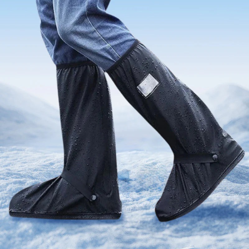 All-Weather Waterproof Boot Covers with Reflective Zip