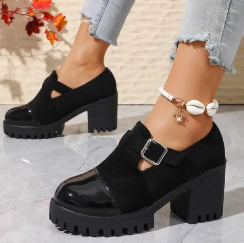 Women’s Supportive Chunky Heel Comfort Shoes