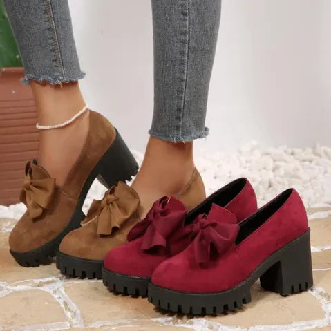 Women’s Supportive Chunky Heel Comfort Shoes