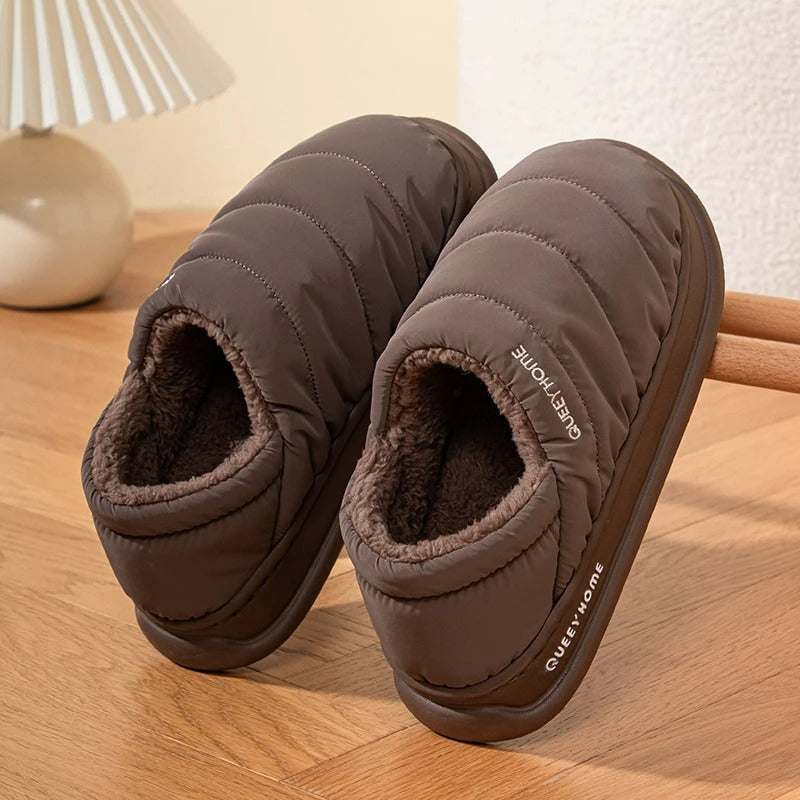 Queey Home Winter Plush Slippers