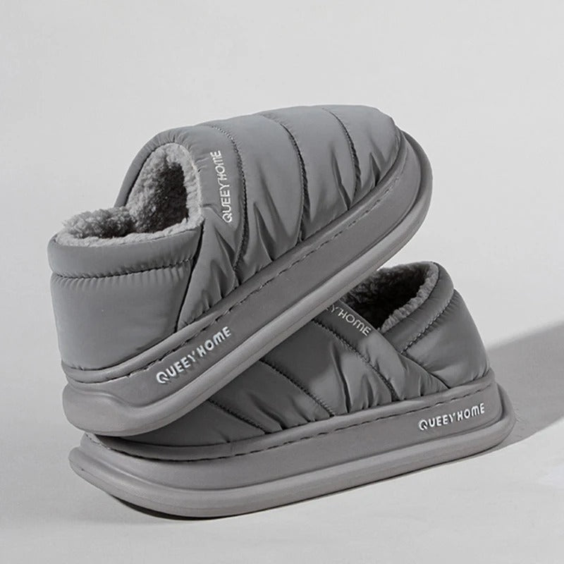 Queey Home Winter Plush Slippers