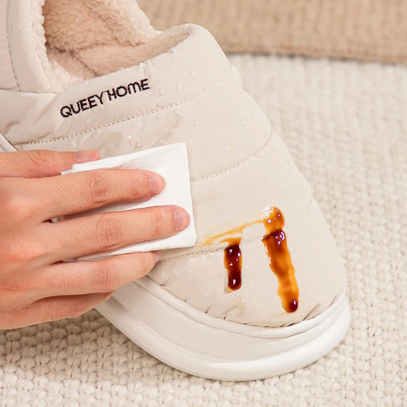 Queey Home Winter Plush Slippers