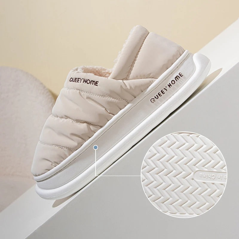 Queey Home Winter Plush Slippers