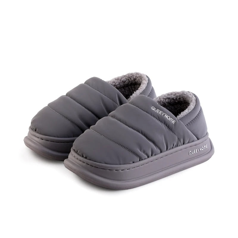Queey Home Winter Plush Slippers