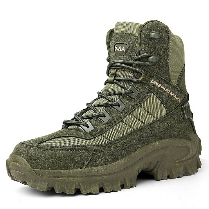 Men's Combat Boots Orthopedic Support Hiking Boots Waterproof Anti-Puncture Work Boots