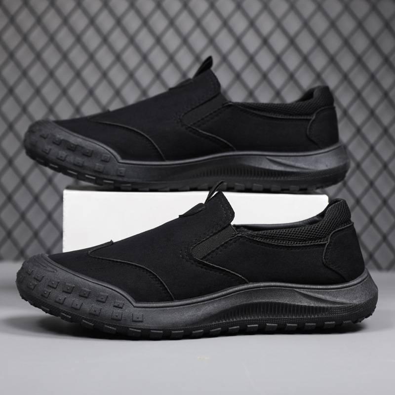 Men's Waterproof Non-Slip Work Shoes, Men Arch Support Casual Shoe - Lightweight Comfortable Walking