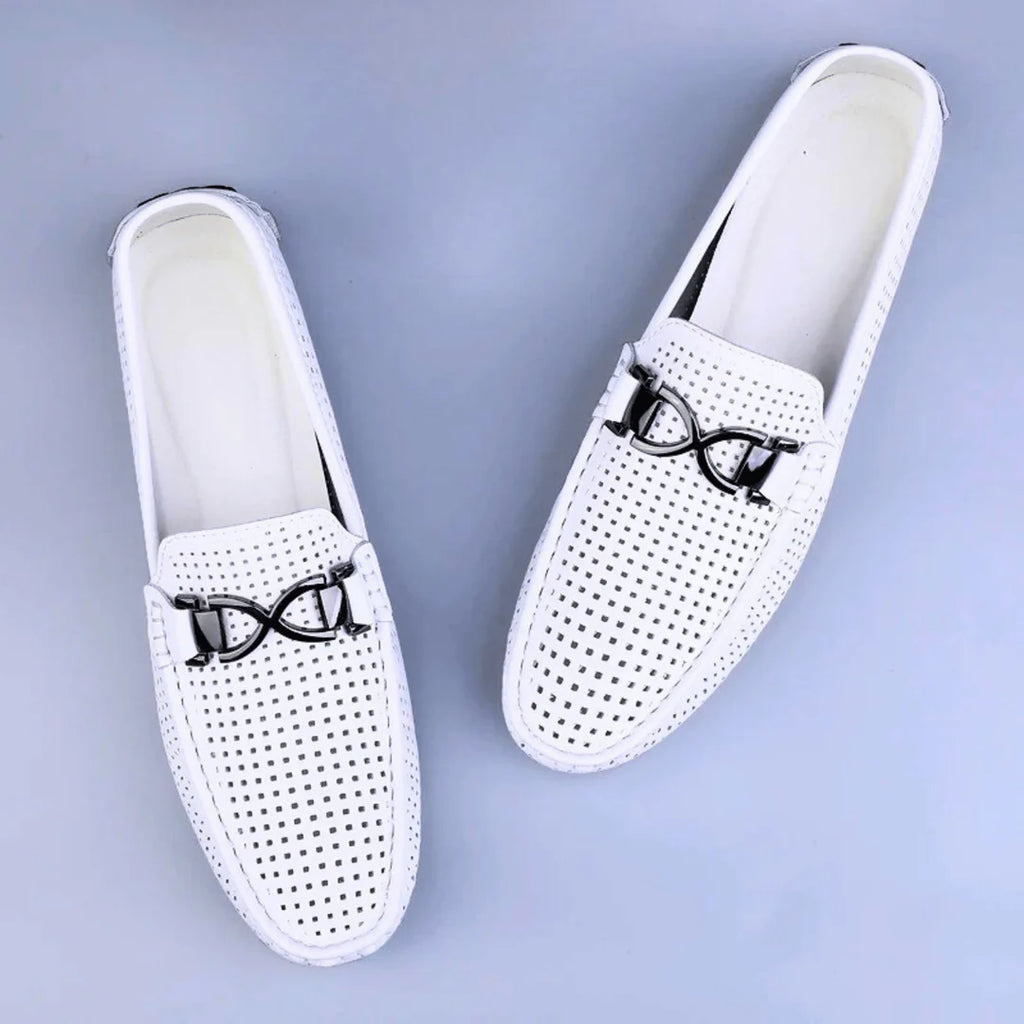 Men’s Classic Leather Buckle Loafers