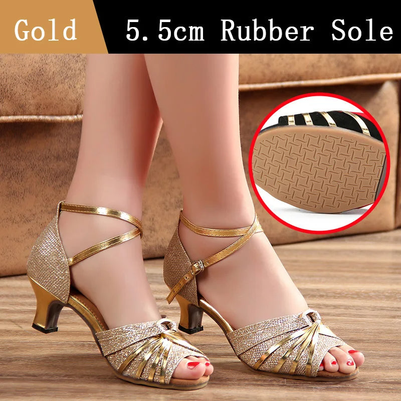 Women's Pointed Toe Block High Heel Sandals