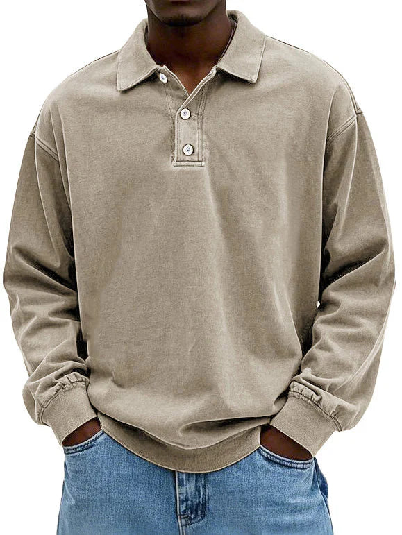Men’s Classic Long-Sleeved Shirt