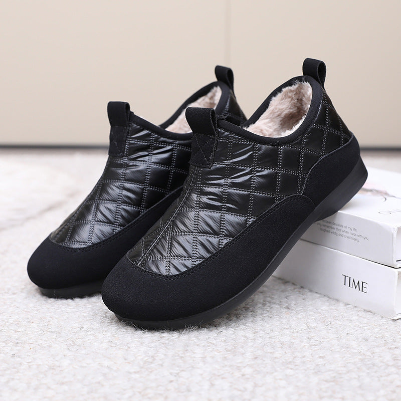 Women's Comfortable Leather Soft Sole Autumn/Winter Shoes