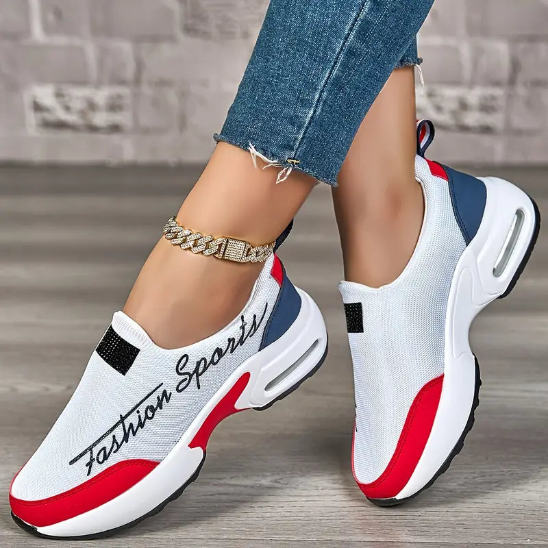 Women's Breathable Mesh Slip-On Sneakers