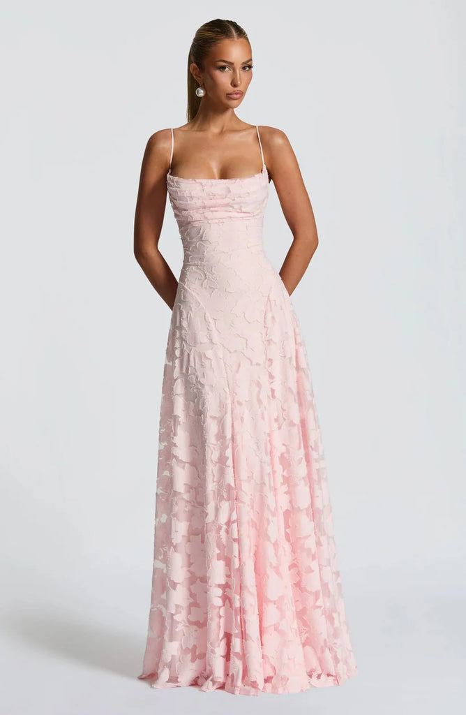 Women's Elegant Lace Maxi Gown