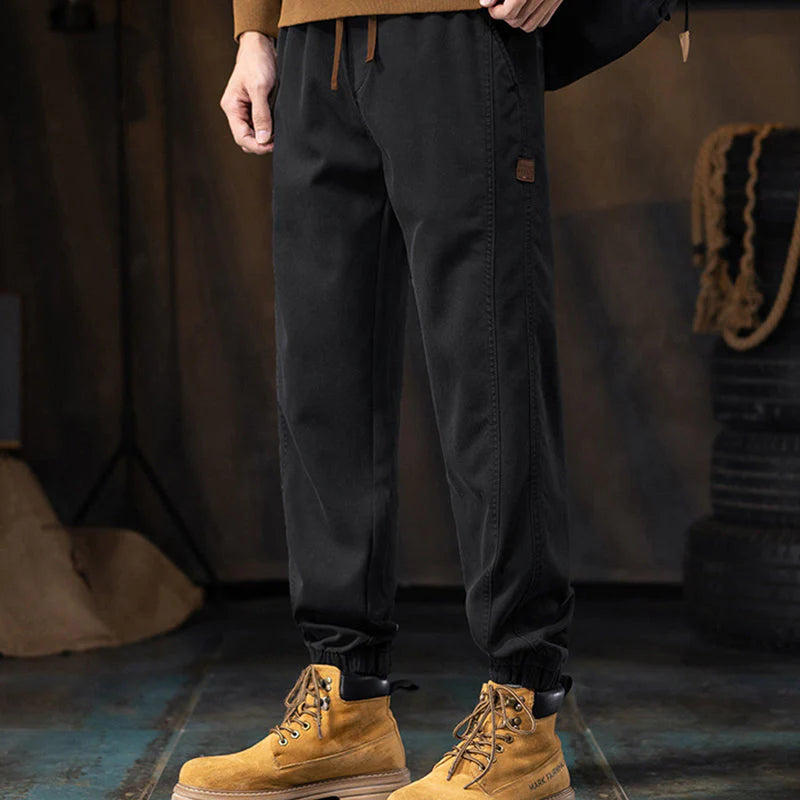 Men’s Plush-Lined Winter Cargo Joggers