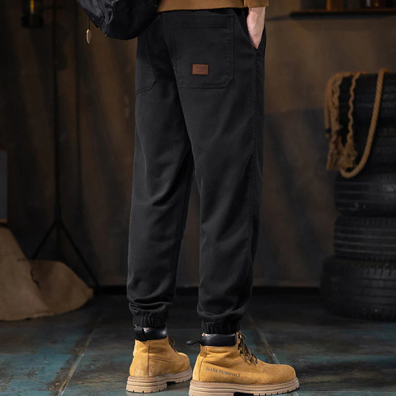 Men’s Plush-Lined Winter Cargo Joggers