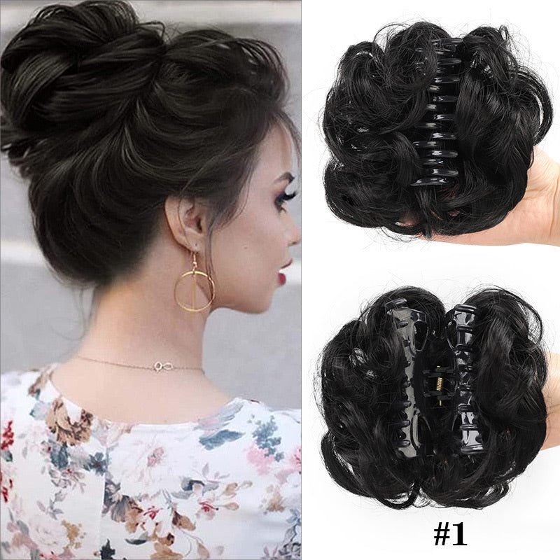 Clip-In Natural-Look Bun Hair Piece