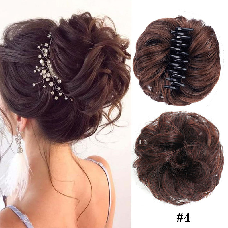 Clip-In Natural-Look Bun Hair Piece