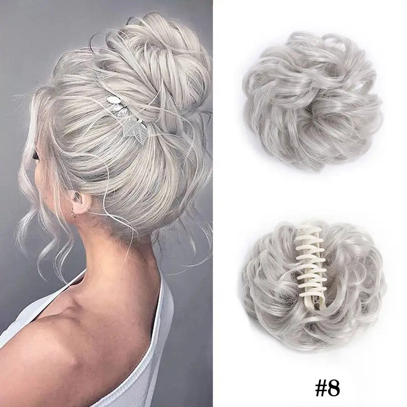 Clip-In Natural-Look Bun Hair Piece