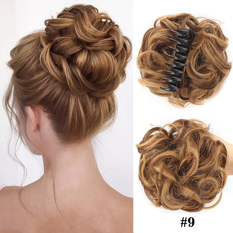 Clip-In Natural-Look Bun Hair Piece