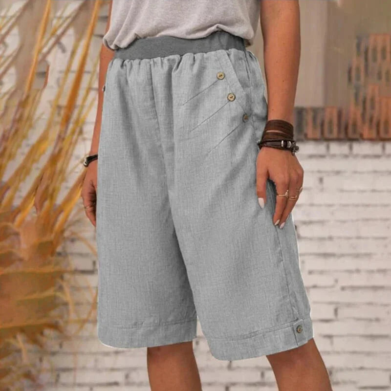 Women Summer Casual Pocket Shorts