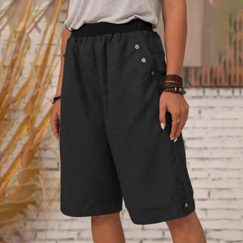 Women Summer Casual Pocket Shorts