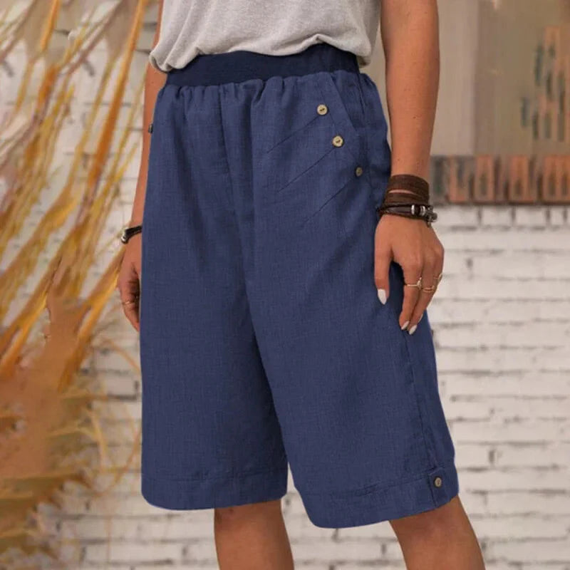 Women Summer Casual Pocket Shorts